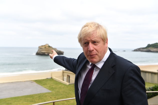 Boris Johnson Offers Brexit Metaphor After Morning Swim In Sea At G7 Summit