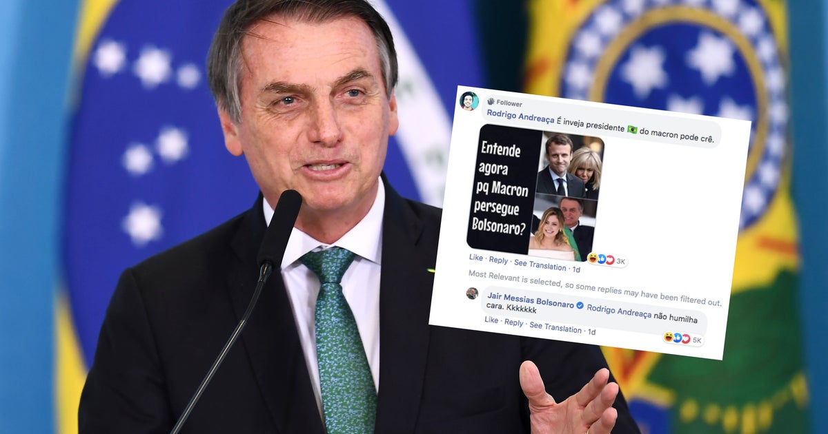 Télécharger gratuitement Images Jair Bolsonaro S Amuse D Un Commentaire Offensant Sur Brigitte dernière par