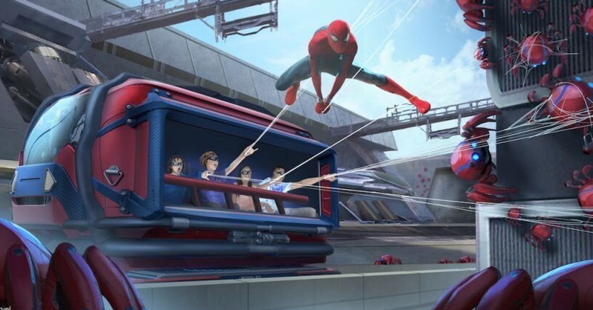 香港ディズニーランド スパイダーマンミニー カチューシャ マーベル