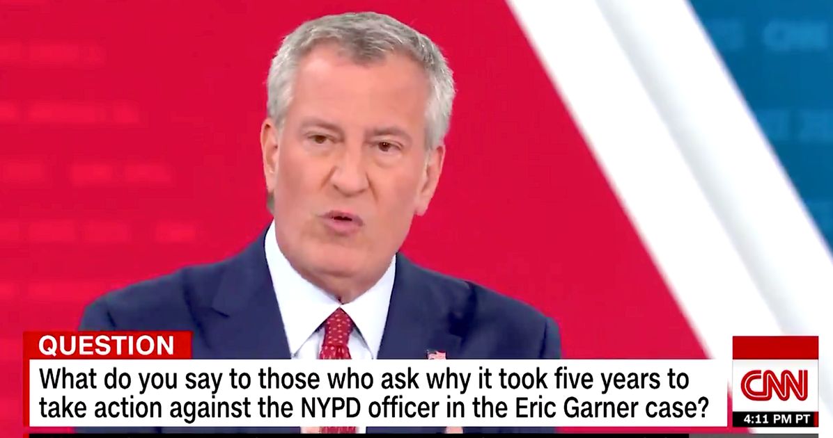 Bill De Blasio Heckled By Protester During CNN Town Hall Over Eric Garner Case