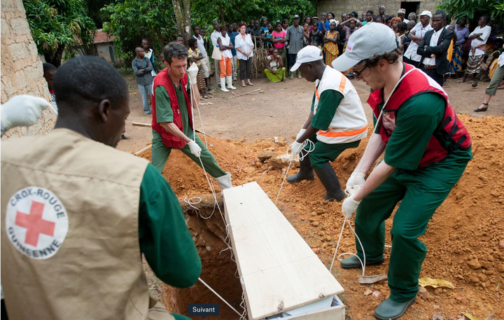 Jean-Baptiste Lacombe confie que la mission la plus difficile à laquelle il a participé est celle contre l'épidémie d'Ebola en Guinée, en 2014.Crédit: Courtoisie