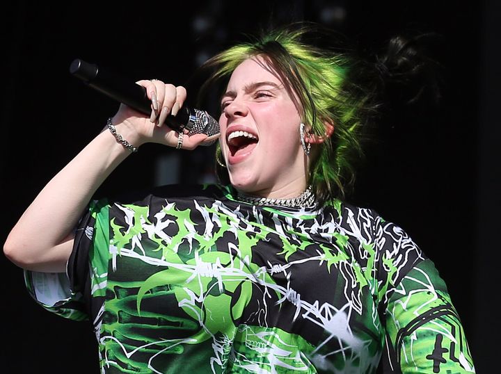 Billie Eilish is heading into the night with nine nominations. 