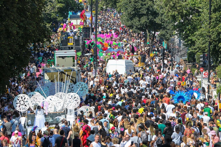 At least 30 Met Police officers had suffered injuries by Monday night at the carnival 