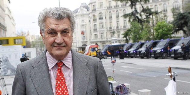 Jesús Posada, ante el dispositivo policial frente al Congreso por el 25A