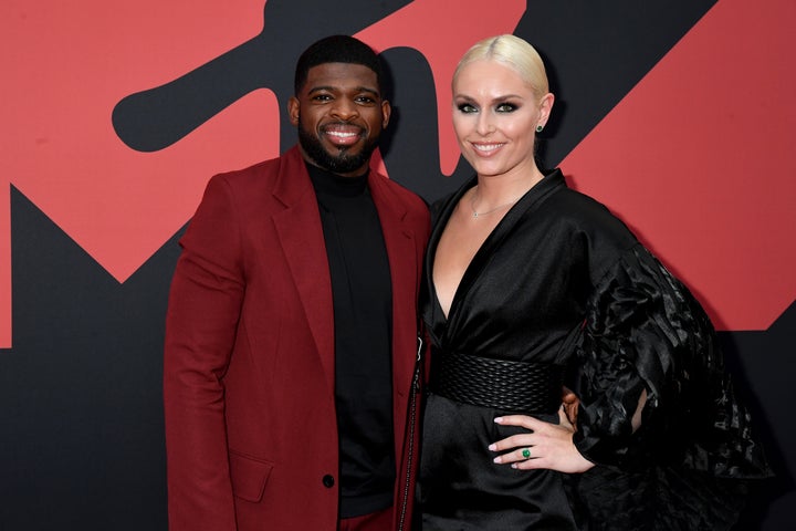 P.K. Subban and Lindsey Vonn recently announced their engagement. (Do you see that ring?)