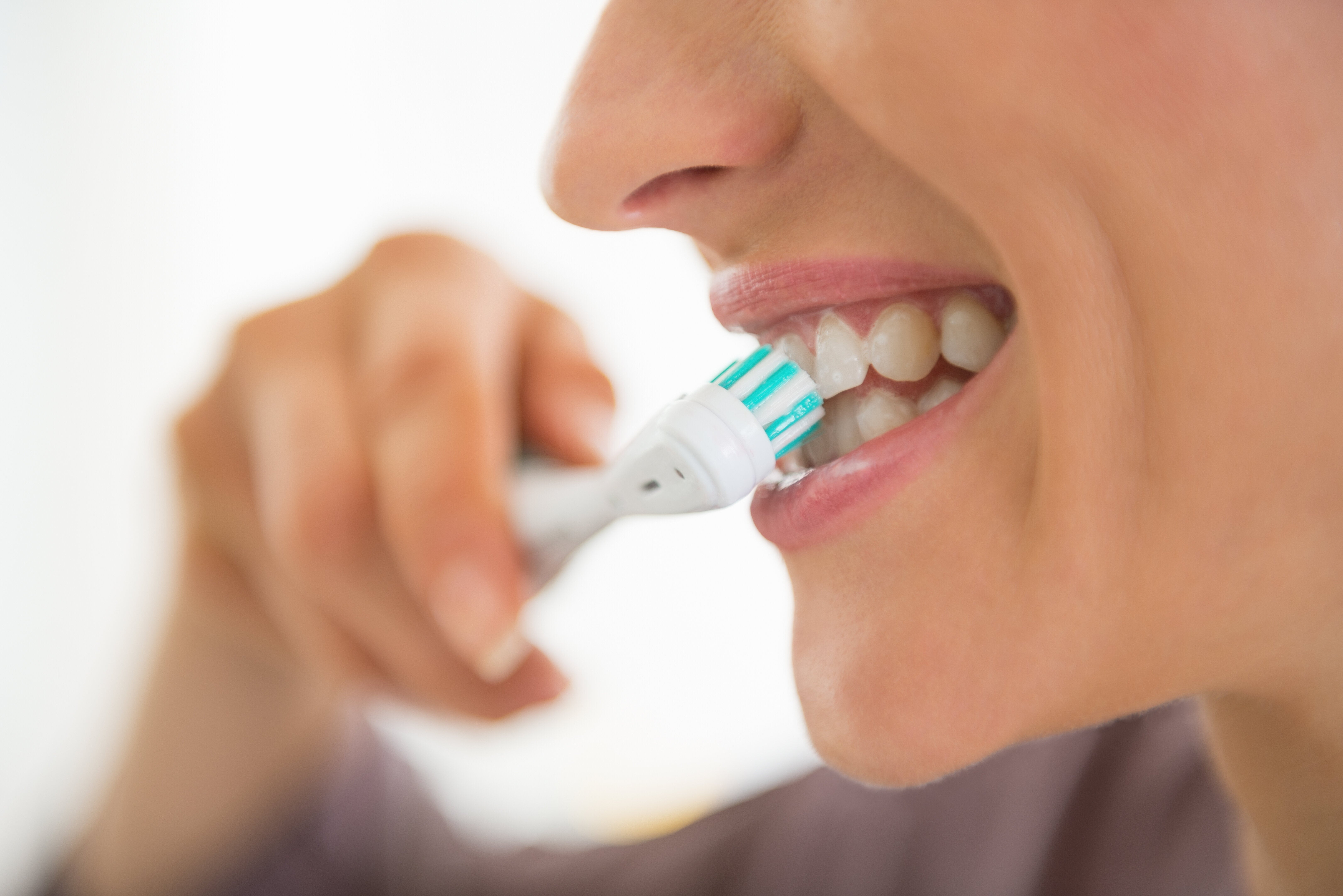 sonicare toothbrush before and after