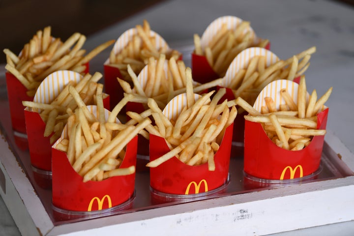 PHILADELPHIA, PA - SEPTEMBER 02: McDonald's fries are offered at McDonald's at Made In America Festival on September 2, 2018 in Philadelphia, Pennsylvania. (Photo by Dave Kotinsky/Getty Images for McDonald's)