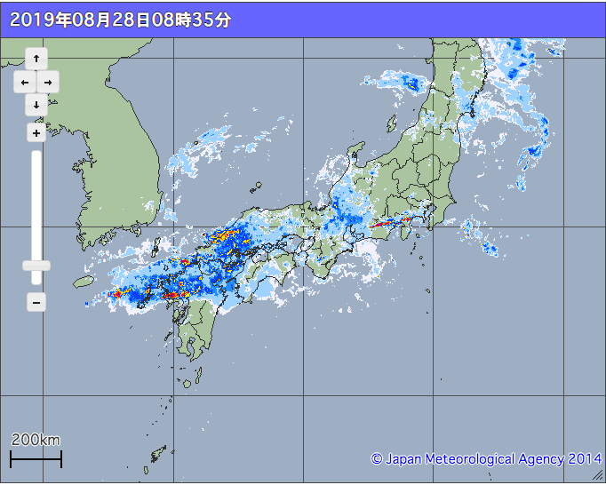 雨雲の様子