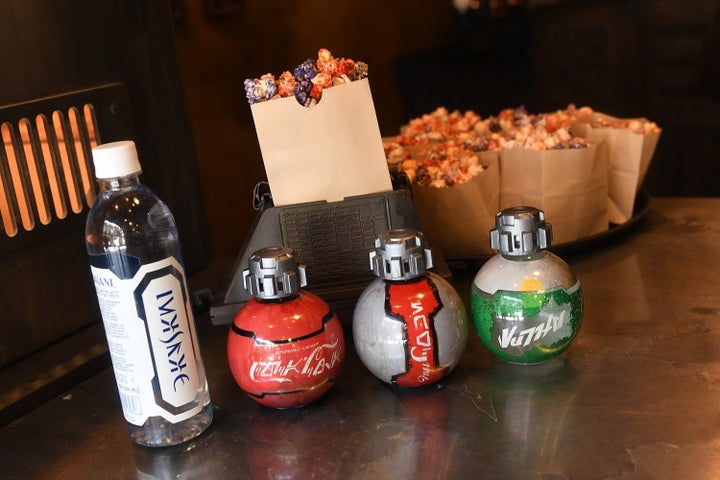 ORLANDO, FLORIDA - AUGUST 27: General view of Kat Saka's Kettle and Star Wars beverages special design at the Star Wars: Galaxy's Edge Walt Disney World Resort Opening at Disney’s Hollywood Studios on August 27, 2019 in Orlando, Florida. (Photo by Gerardo Mora/Getty Images)