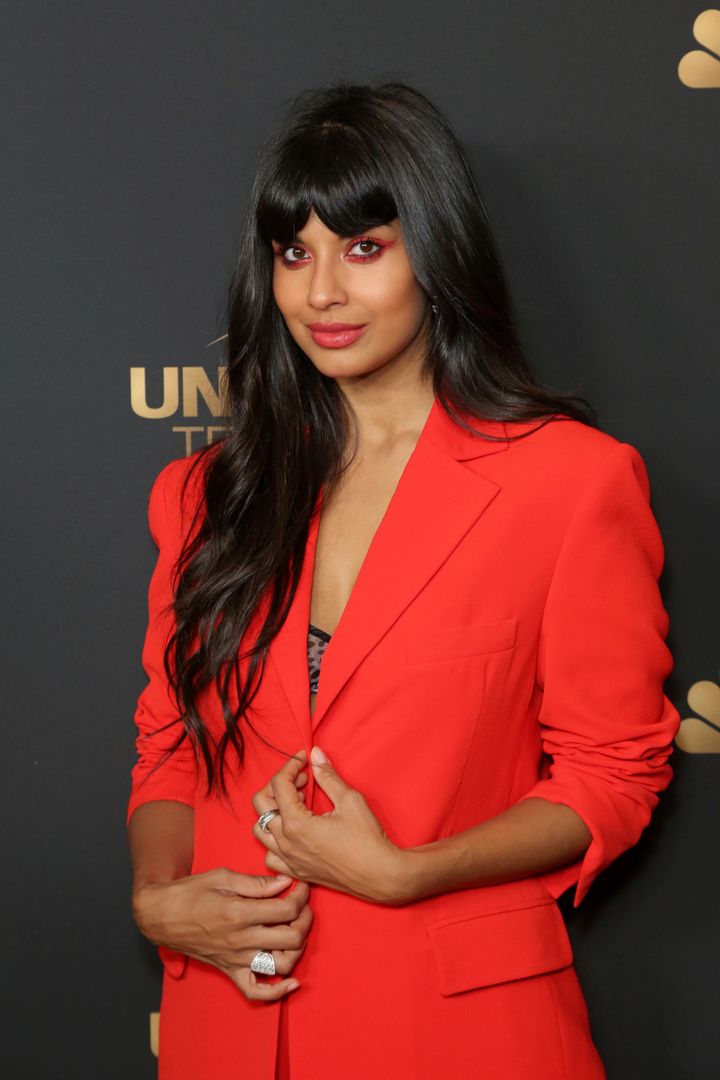 Jameela Jamil attends the NBC and Universal Television Emmy Nominee Celebration at Tesse on August 13. 