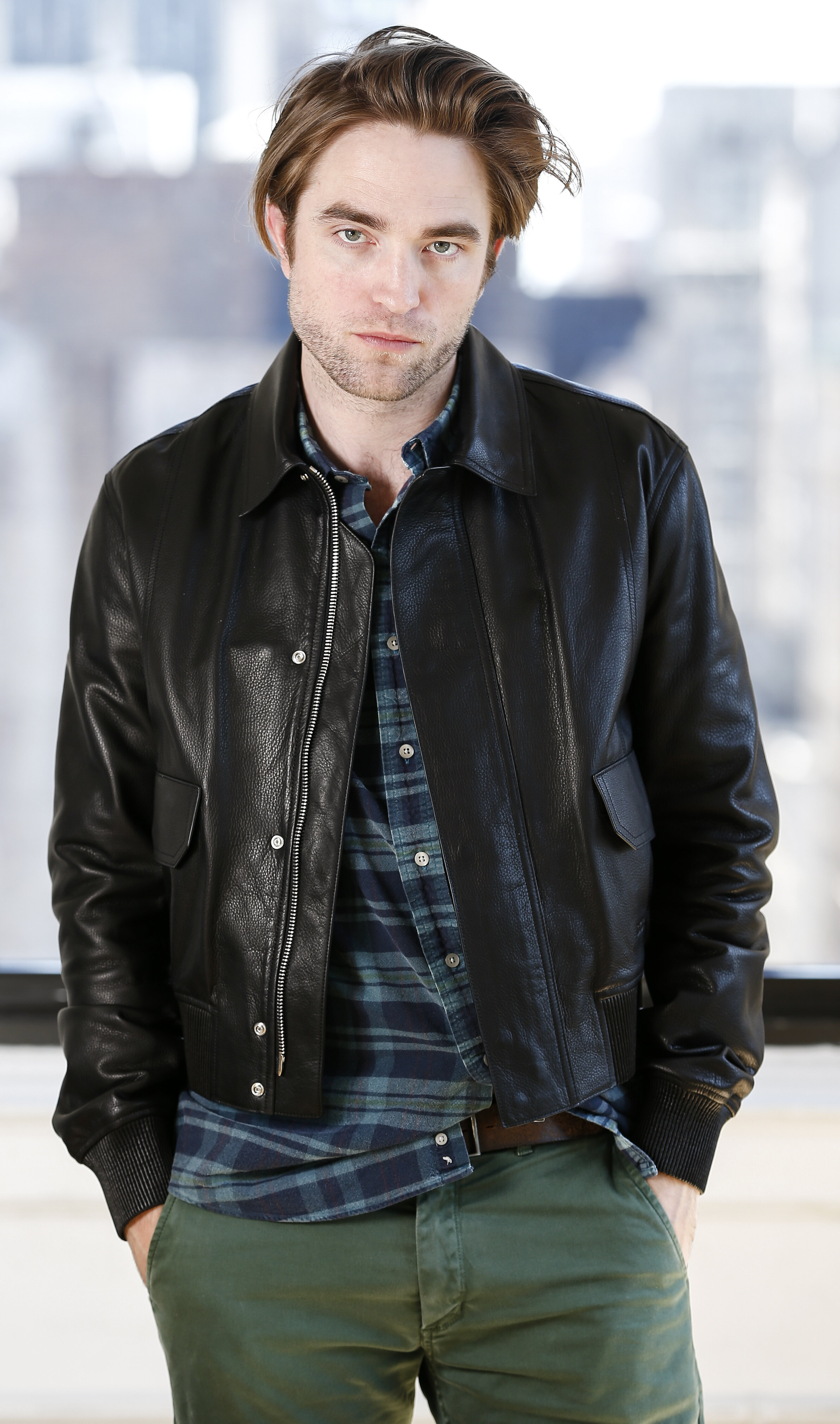 Robert Pattinson With His Hand in His Hair  Pictures  POPSUGAR Celebrity