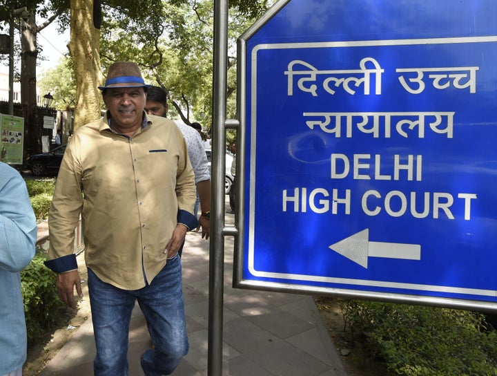 NEW DELHI, INDIA - MAY 17: Satpal Singh, coach and father-in-law of Wrestler Sushil Kumar, at Delhi High Court on May 17, 2016 in New Delhi, India. (Photo by Arvind Yadav/Hindustan Times via Getty Images)