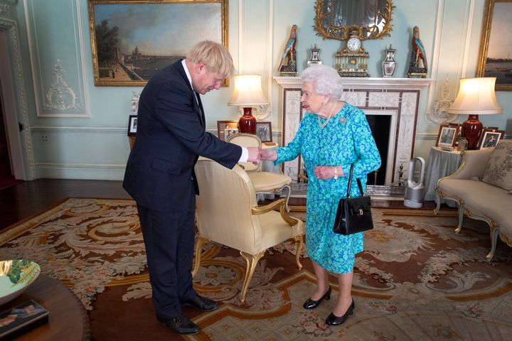 File photo dated 24/07/19 of Queen Elizabeth II inviting Boris Johnson to become Prime Minister and form a new government during an audience in Buckingham Palace. Mr Johnson will seek an extended suspension of Parliament ahead of a Queen's Speech on October 14 in a move which would hamper efforts by MPs to thwart a no-deal Brexit, according to reports.