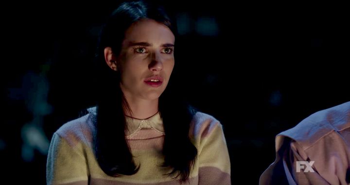 Emma Roberts in "America Horror Story: 1984" on FX.