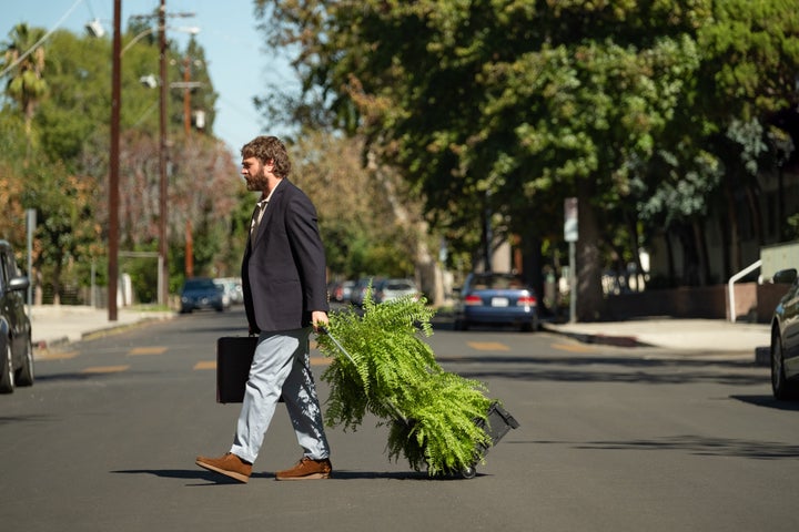 Zach Galifianakis in "Between Two Ferns: The Movie" on Netflix.