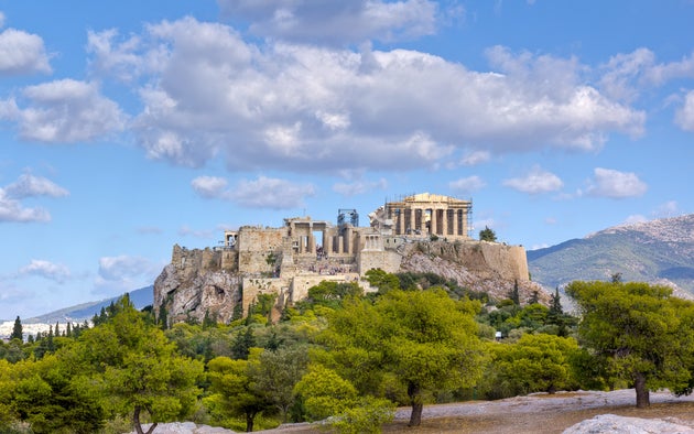 View of Acropolis from Pnyx hill