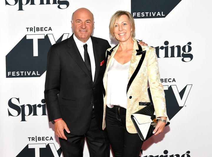 NEW YORK, NY - SEPTEMBER 23: Kevin O'Leary and Linda O'Leary attend the Tribeca Talks Panel: 10 Years Of "Shark Tank" during