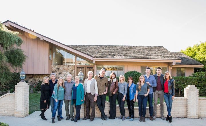 Brady Bunch cast: (left to right) Maureen McCormack / Marsha Brady, Christopher Knight / Peter Brady, Susan Olsen / Cindy Bra