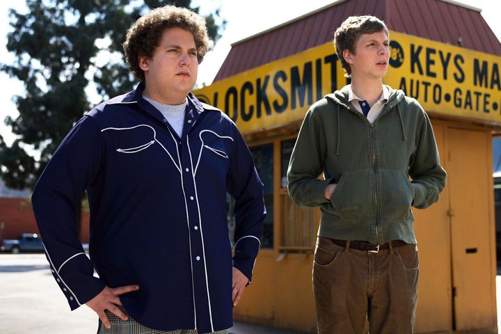 Jonah Hill and Michael Cera in "Superbad"