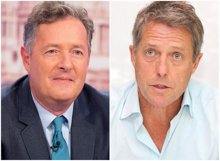 Piers Morgan and Hugh Grant