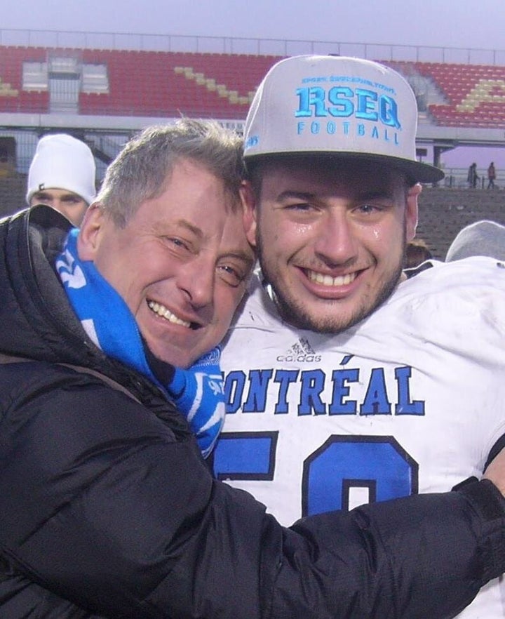 Laurent Émond et son fils Alex Cromer-Émond.