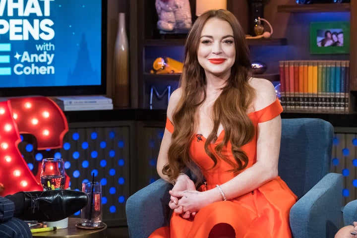 Lohan appears on Andy Cohen's "Watch What Happens Live."