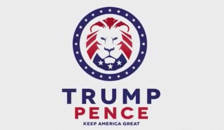 The lion logo linked to white nationalists appears in an independently produced video tweeted by Trump.