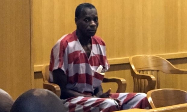 Alvin Kennard sits in the courtroom before his hearing in Bessemer, Alabama, on 28 August. Photograph: Ivana Hrynkiw/AP