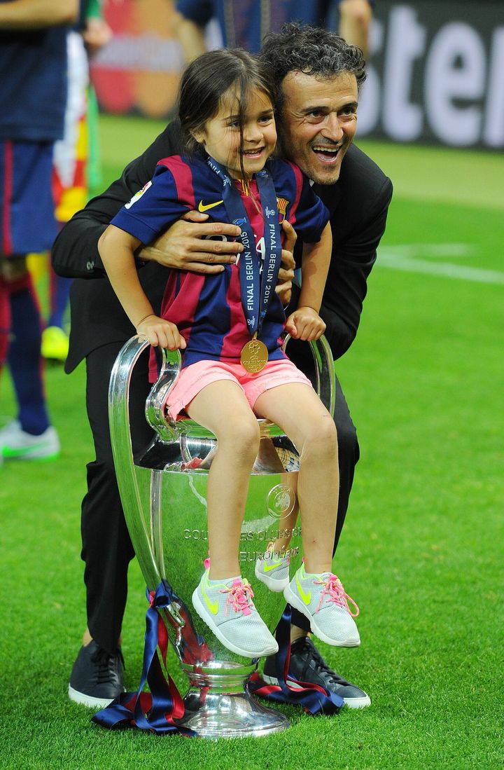 Luis Enrique has announced the death of his nine-year-old daughter Xana 