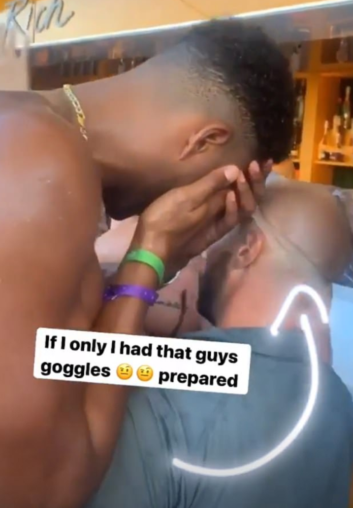 Theo joked about the accident on Instagram