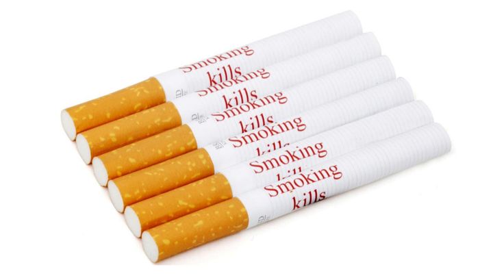 The 'Smoking Kills' branded cigarettes used in the study 