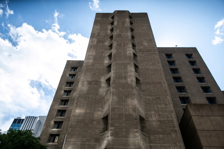 An exterior view of the Metropolitan Correctional Center jail where financier Jeffrey Epstein, who was found dead.