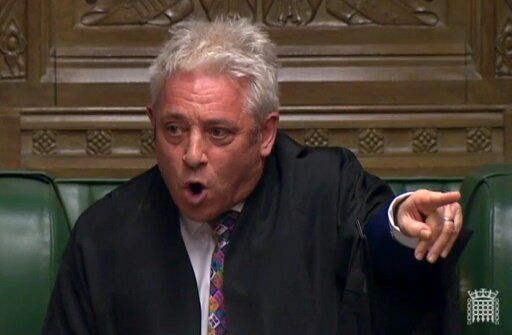 Parliamentary speaker John Bercow branded Johnson's move a 'constitutional outrage'