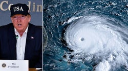 Trump n’est pas sûr d’avoir déjà vu un ouragan en catégorie 5. Et