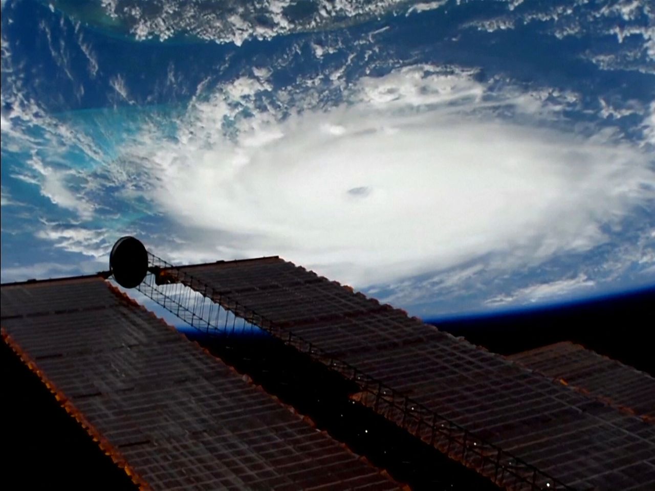Hurricane Dorian viewed from the International Space Station September 1
