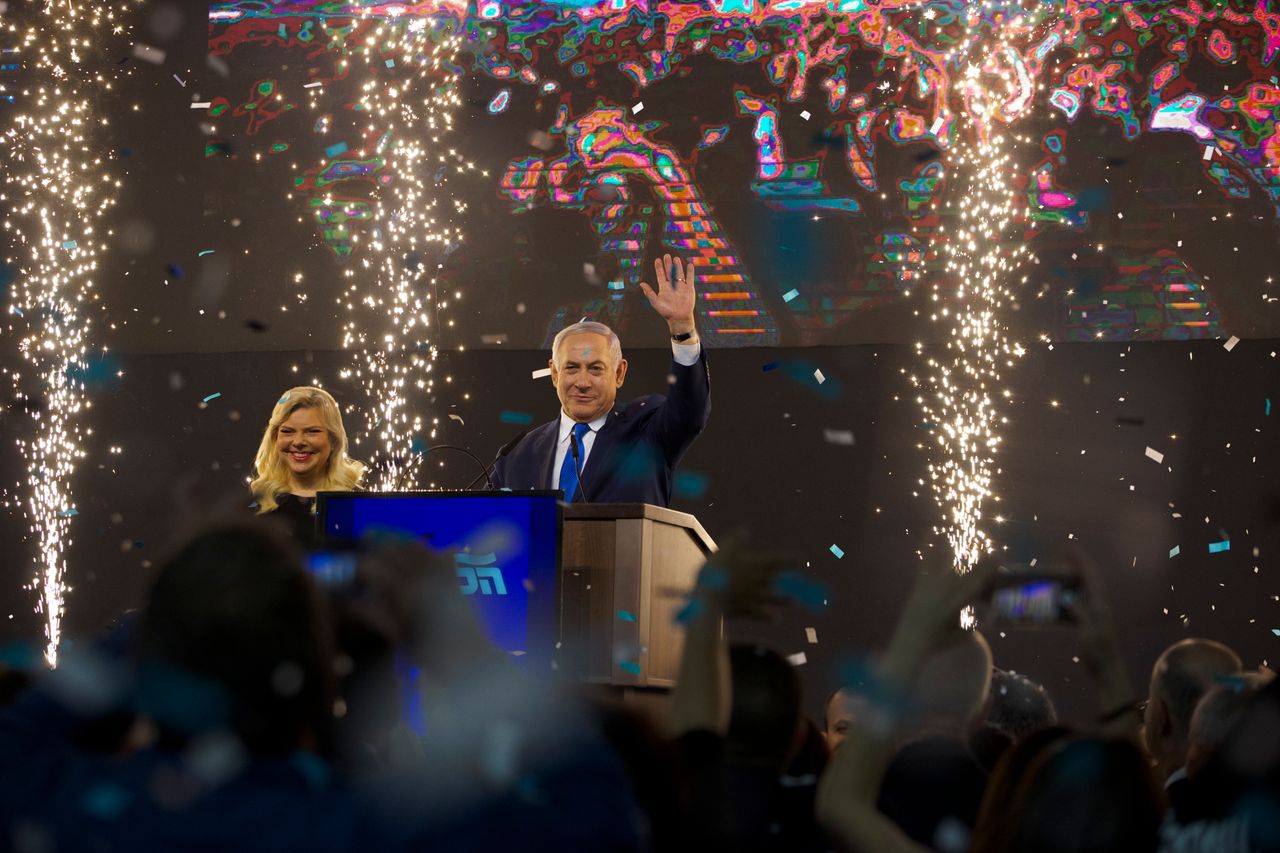 Για μία "τεράστια νίκη” έκανε λόγο ο Βενιαμίν Νετανιάχου με την ανακοίνωση των αποτελεσμάτων στις εκλογές της 9ης Απριλίου 2019.