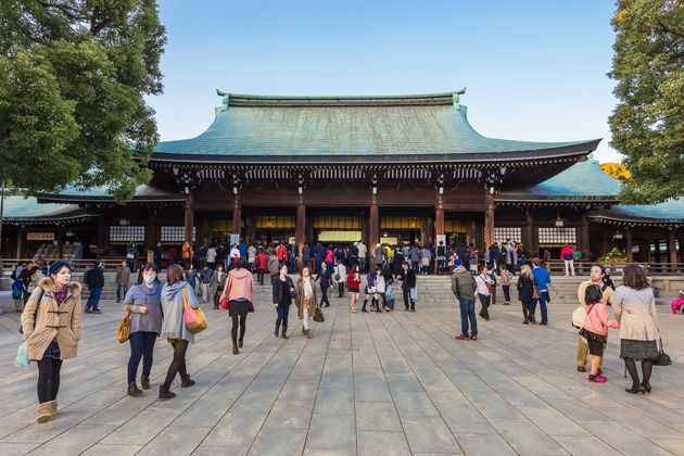 Meiji-jingu shrine.