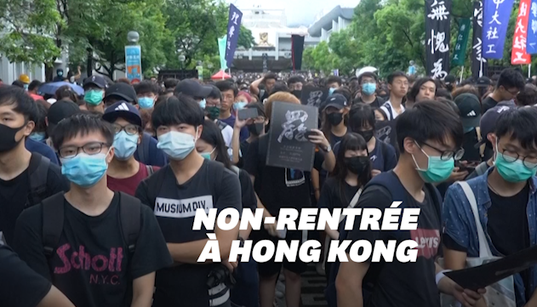 À Hong Kong, les étudiants commencent un boycott de deux