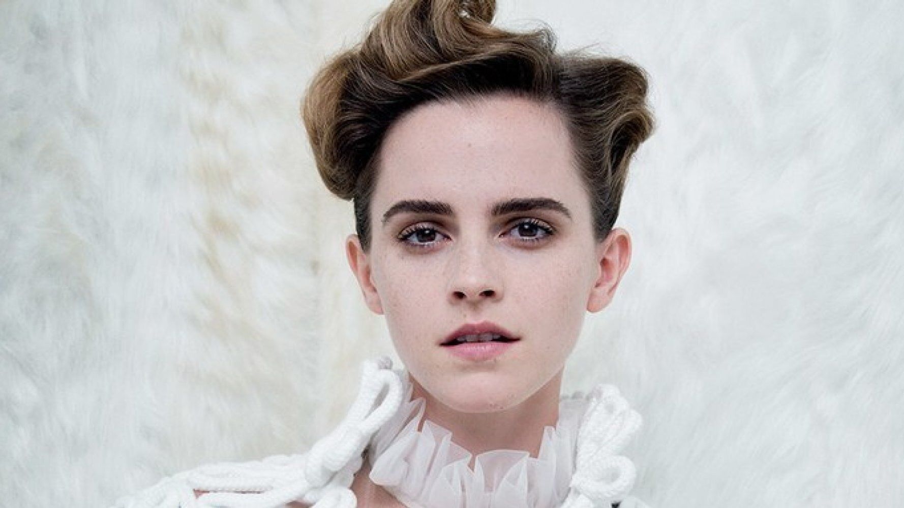 People Are Saying Emma Watson Is A Bad Feminist For Posing Braless In Photoshoot Huffpost News