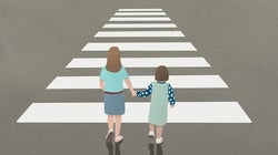 Me puse gafas de sol el primer día de clase de mi hija para esconder mis