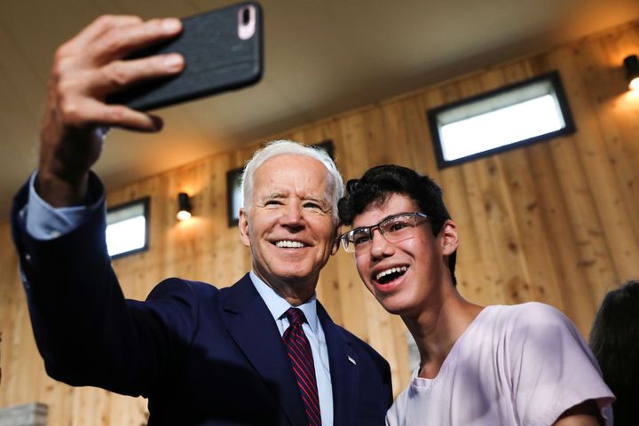 Biden meets with supporters during a campaign stop in Burlington, Iowa, U.S., August 7, 2019.
