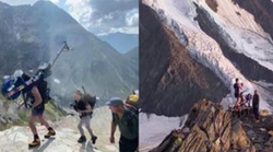 Un Britannique abandonne un rameur sur le Mont-Blanc, un maire excédé en appelle à