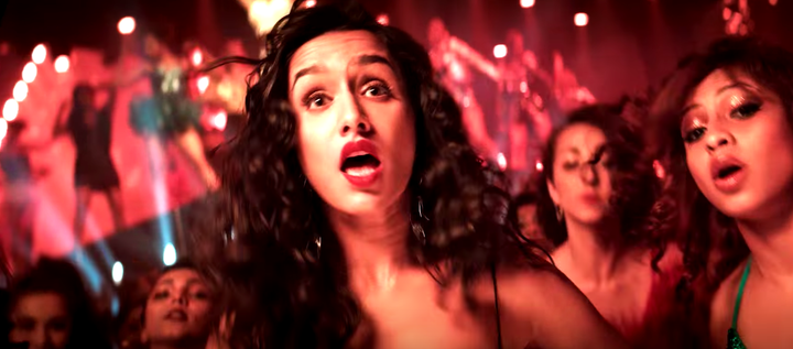 Shraddha Kapoor in the song 'Saiyan Psycho'.