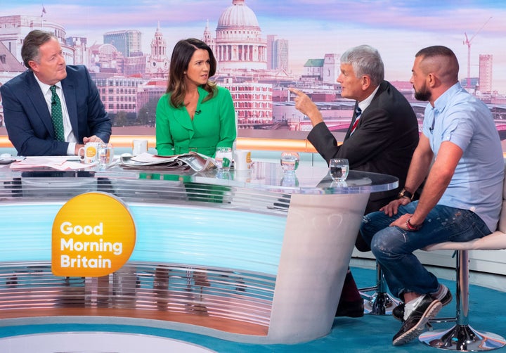 Piers Morgan clashed with Jim Wells on Good Morning Britain