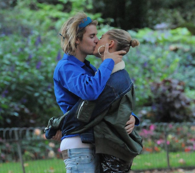 Justin and Hailey in London last