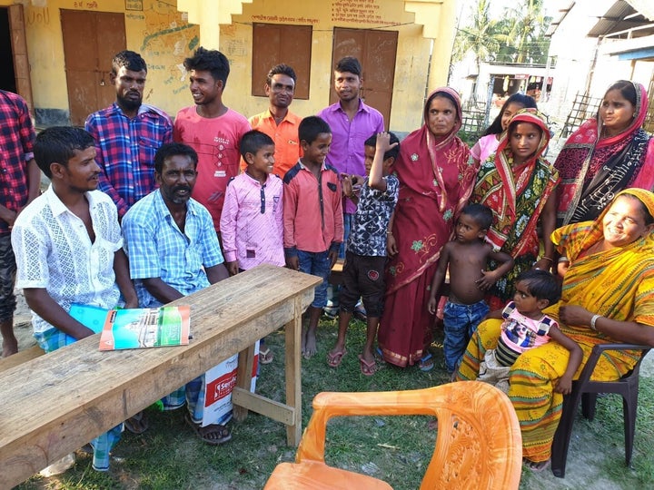 Villagers of Darrang who are have taken debts, mortgaged land and have started working for free to pay legal fees for family in detention camps.
