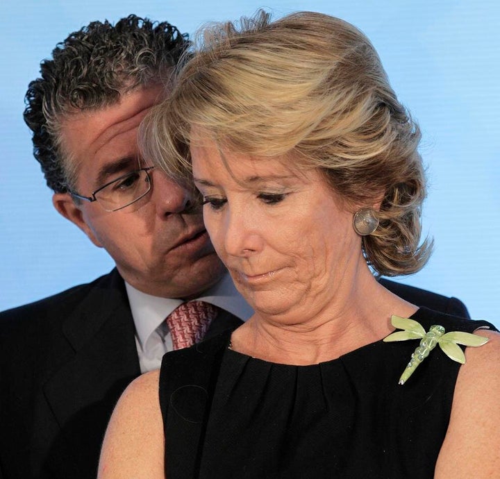 Francisco Granados y Esperanza Aguirre, en una imagen de 2010.
