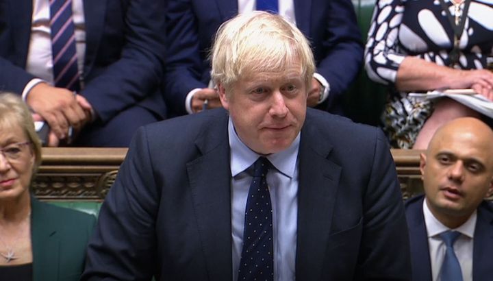 Prime Minister Boris Johnson making a statement to MPs in the House of Commons, London, on the G7 Summit in Biarritz.