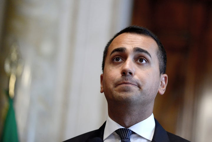 Luigi Di Maio, líder del Movimiento Cinco Estrellas.