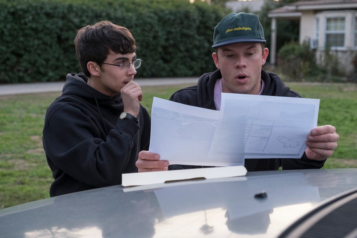 Tyler Alvarez and Jimmy Tatro in "American Vandal"